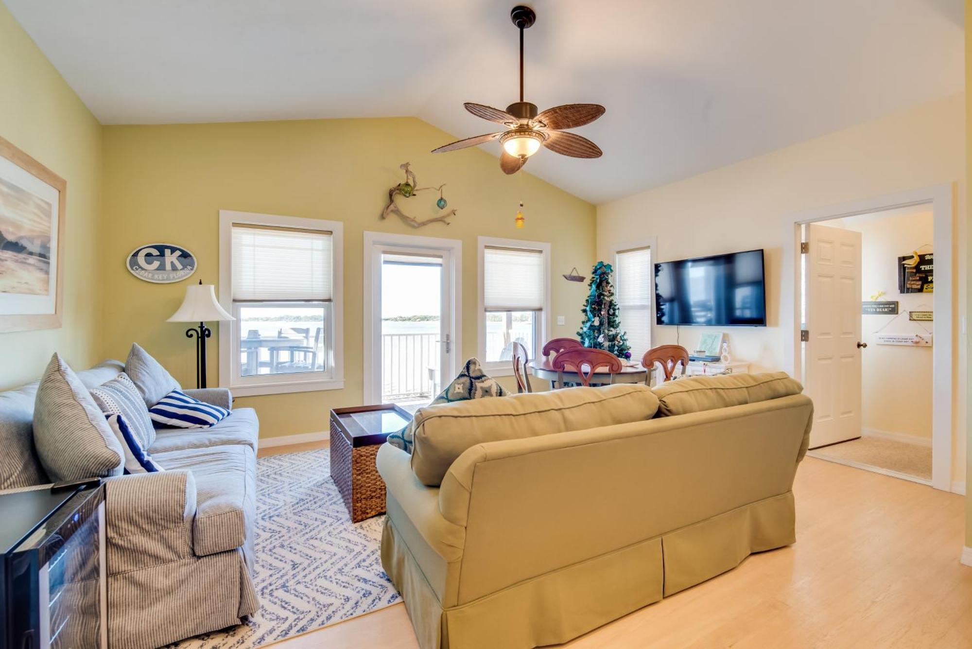 Oceanfront Oasis In Cedar Key With 2 Balconies! Villa Exteriör bild